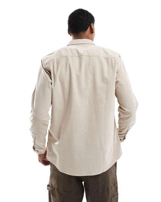 Only & Sons Natural Cord Shirt for men