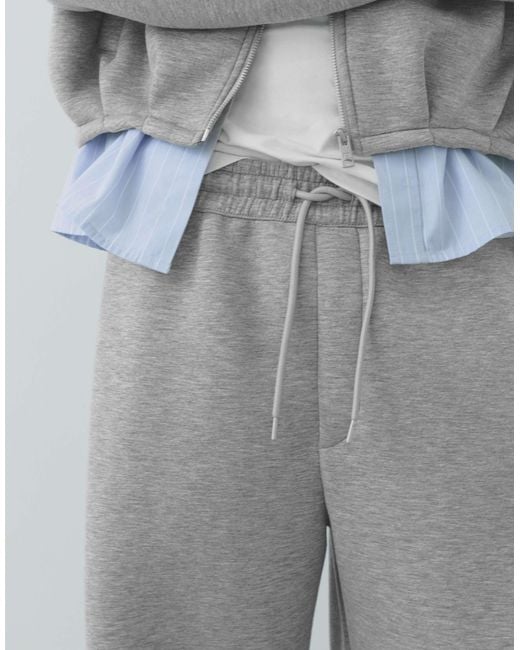 Pantalon Pull&Bear pour homme en coloris Gray