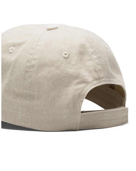 Good For Nothing White Washed Cap With Embroidered Logo for men