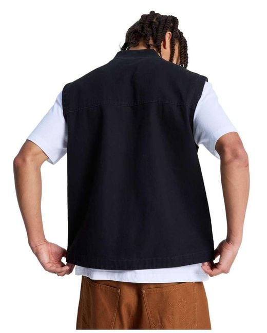 DC Shoes Blue Workshop Canvas Jacket for men