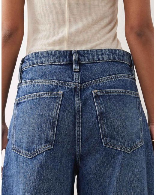 Mango Blue Bet 100% Cotton Barrel Jean