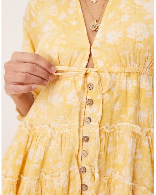 Free People Pappiet Chintzy in het Natural