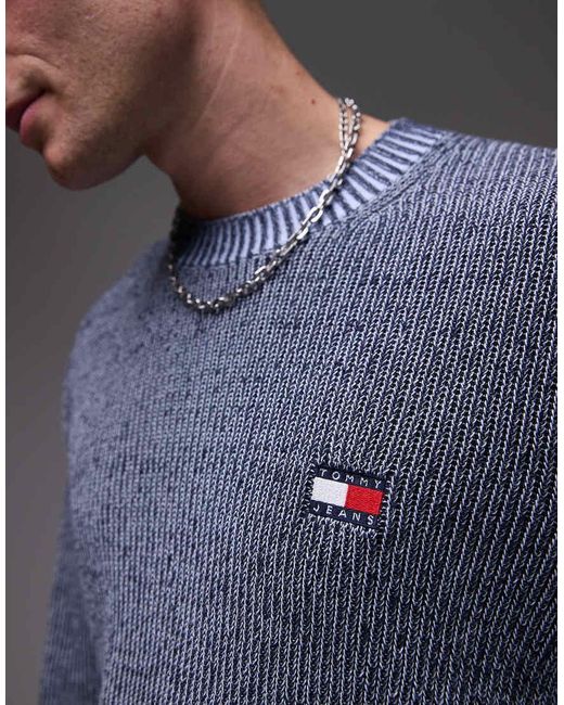 Maglione Con Stemma Del Logo di Tommy Hilfiger in Blue da Uomo