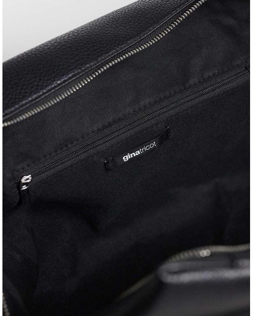 Gina Tricot Black Pu Tote Bag