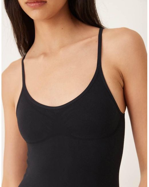 ASOS Black Seamless Cami Bodysuit