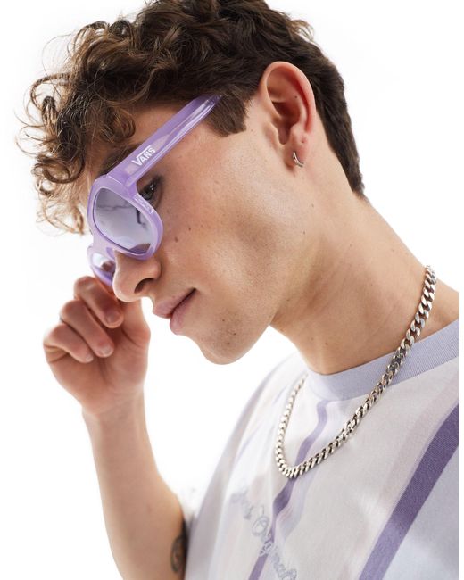 66 - occhiali da sole lilla di Vans in Purple
