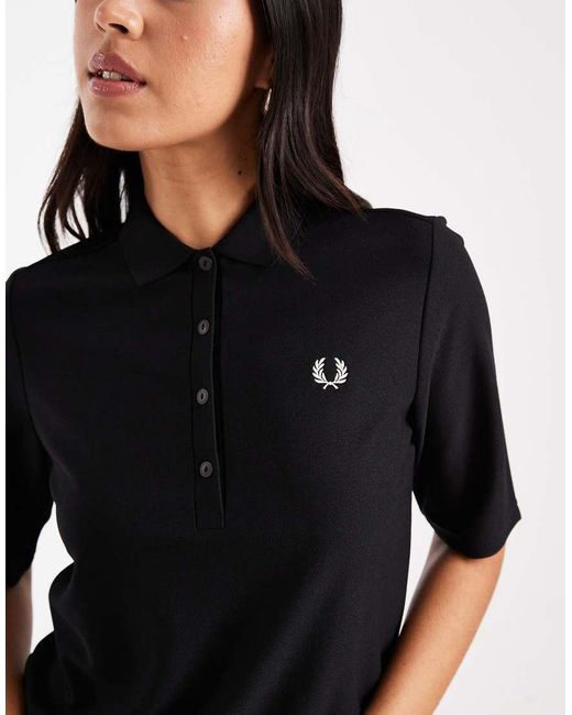 Fred Perry Black Polo Shirt