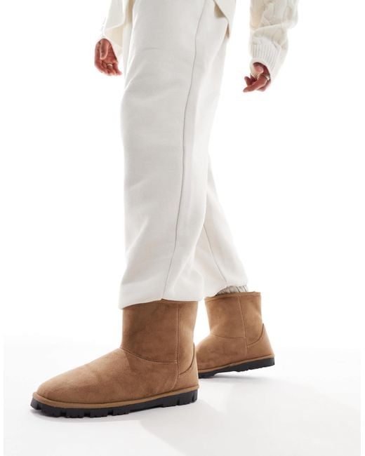 ASOS White Slipper Boots for men