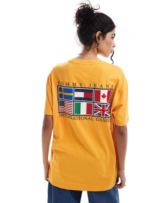 Tommy Hilfiger Orange International Games Unisex T-shirt
