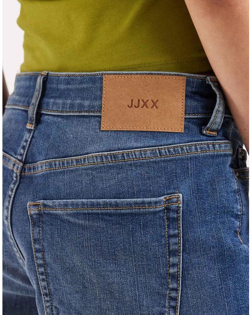 JJXX Blue Nice Rolled Denim Shorts