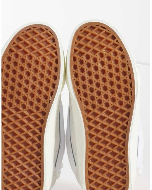 Vans White Knu Skool Trainers