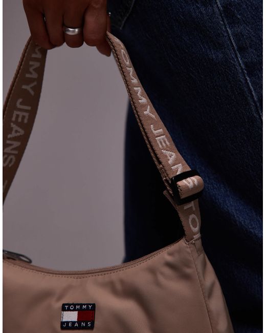Tommy Hilfiger Natural Essential Nylon Shoulder Bag