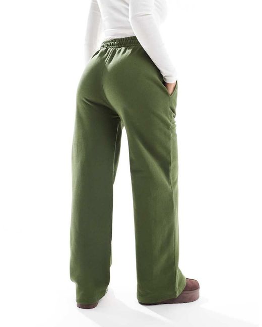 Miss Selfridge Joggingbroek Met Wijde Pijpen in het Green