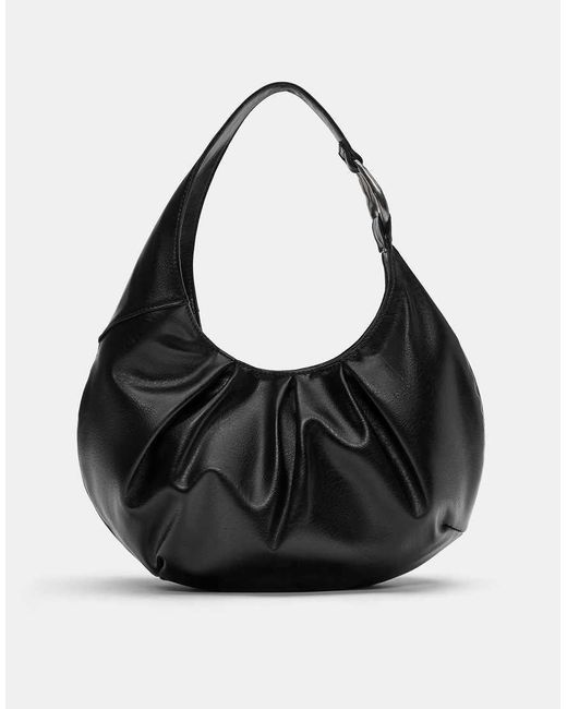 Pull&Bear Black Ring Shoulder Bag