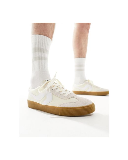 Sneak - baskets en daim à semelle en caoutchouc - crème Levi's pour homme en coloris White