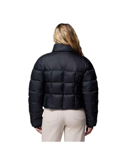 Columbia Blue Puffect Iii Cropped Jacket
