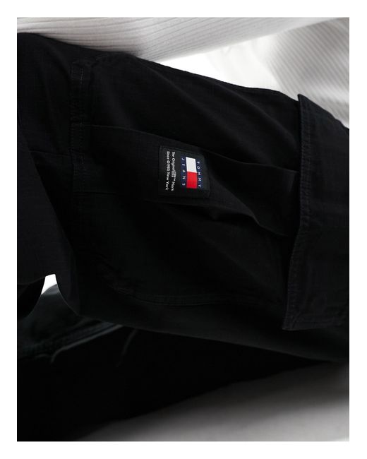 Aiden - pantaloni cargo neri di Tommy Hilfiger in Black da Uomo
