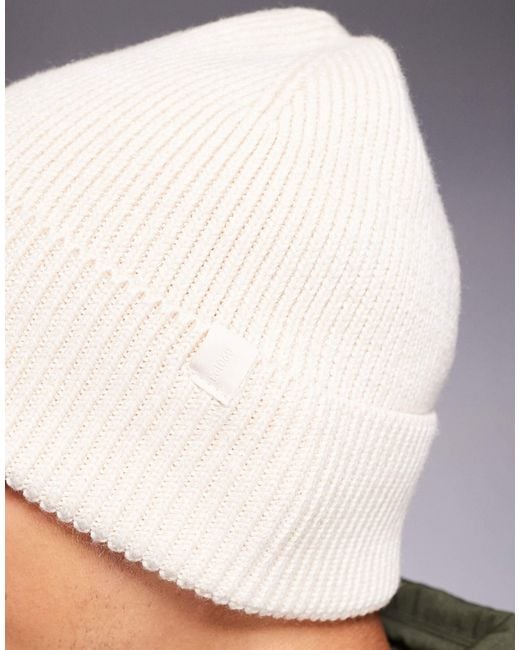 River Island Green Knitted Beanie for men