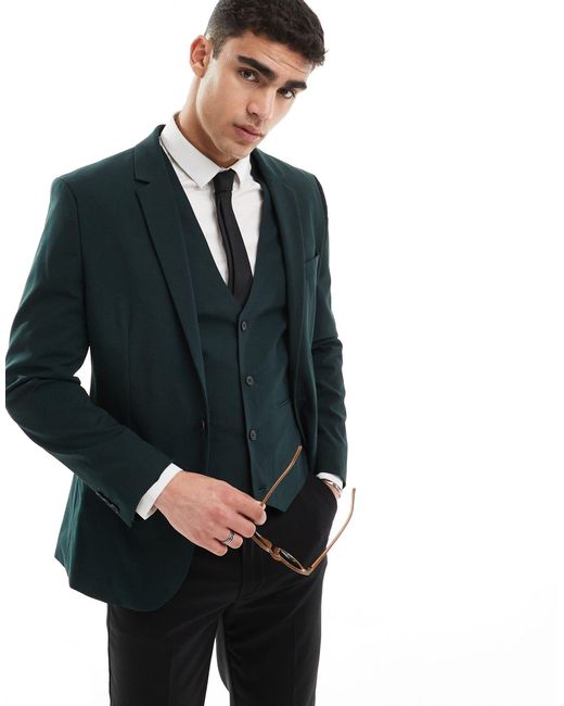 ASOS Black Skinny Suit Jacket for men