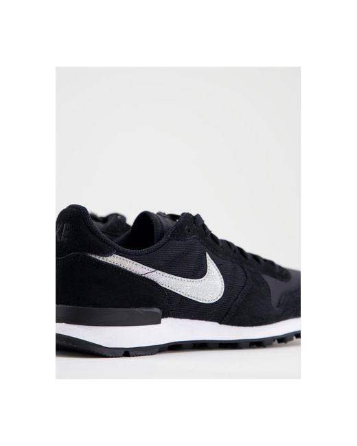 Nike Internationalist Glitter Shoe in Black | Lyst Australia