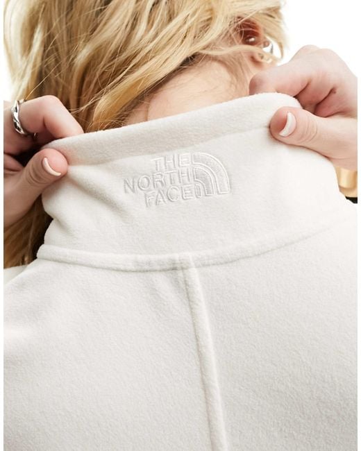 The North Face White – polartec 100 – fleecejacke