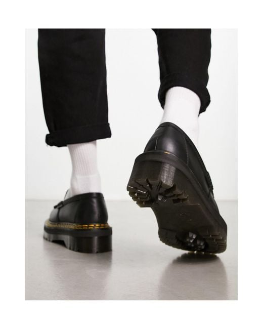 Dr. Martens Black Penton Quad Ds Loafers for men