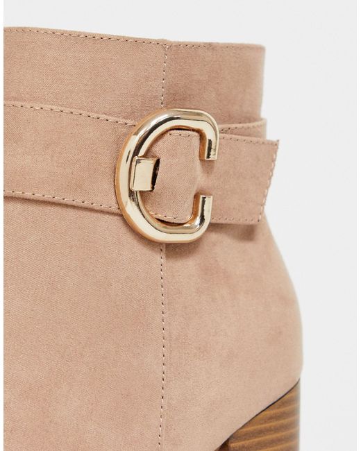 taupe heeled ankle boots