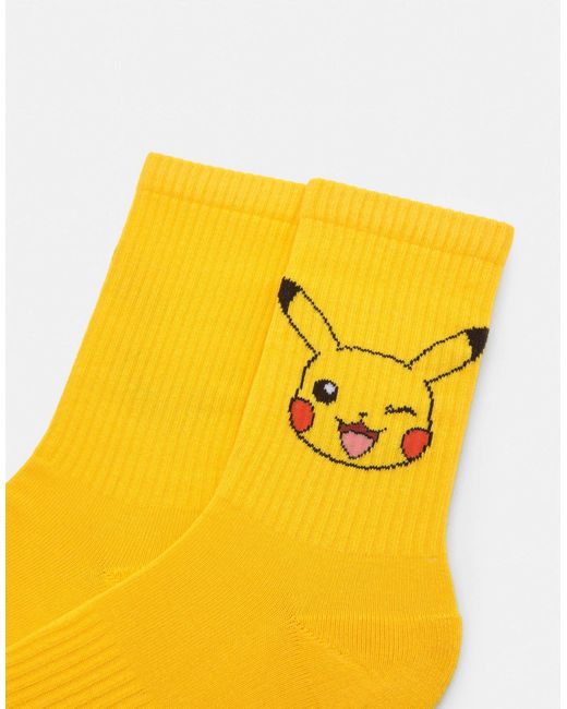 Pull&Bear – pokémon – socken in Yellow für Herren