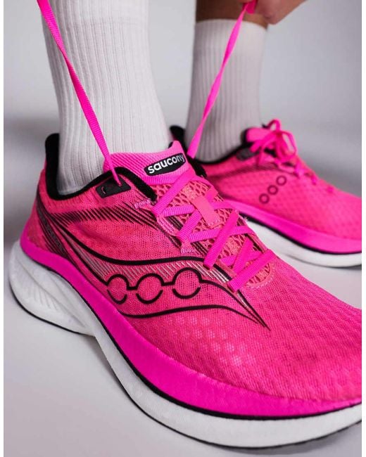 Saucony Pink Endorphin Speed 5 Running Trainers for men