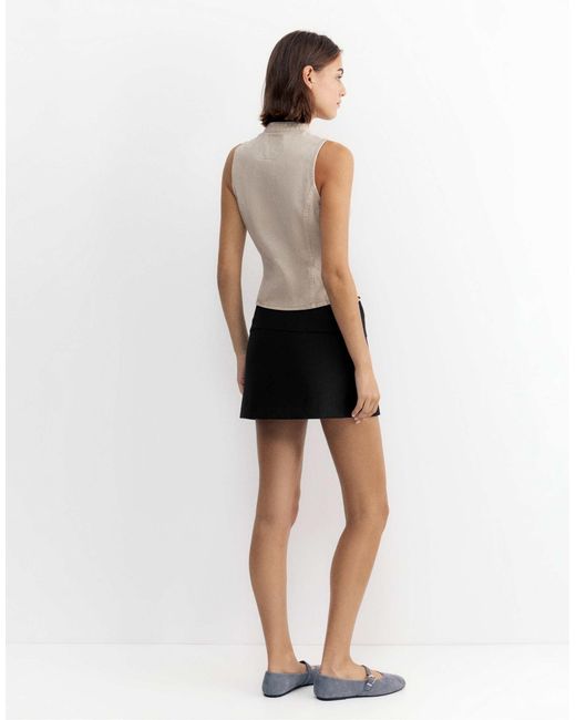 Pull&Bear Black Mini-skort