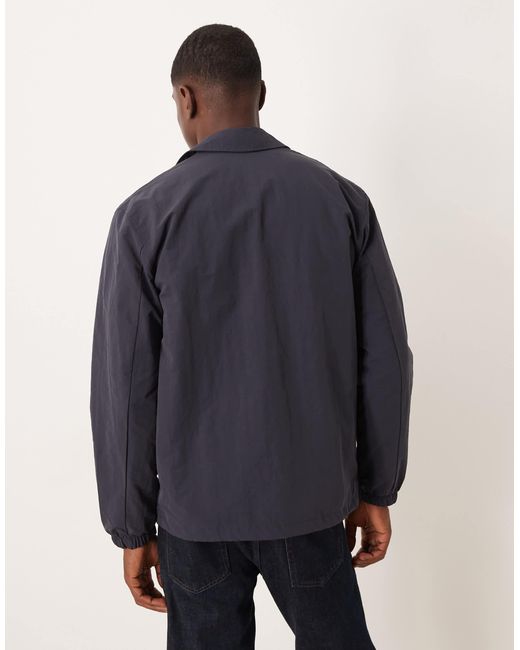 SELECTED Blue Coach Jacket for men