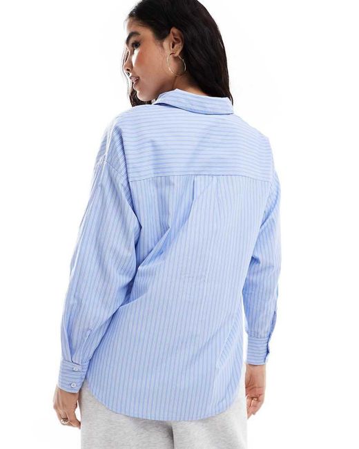 Vero Moda Blue Oversized Shirt