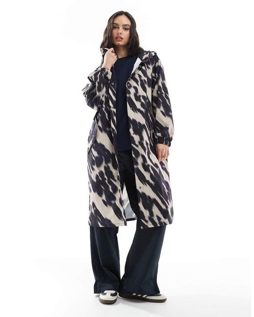 ASOS Regenbestendig Regenjack in het Blue
