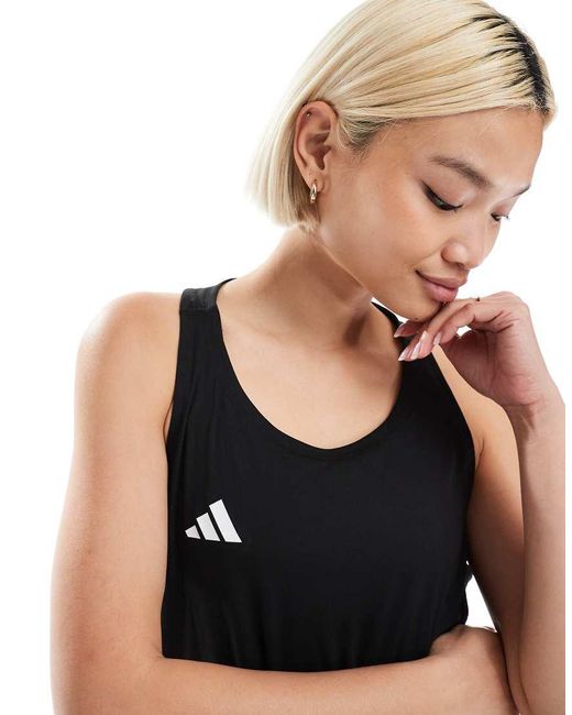 Adidas Originals Black Adidas Running Adizero Vest