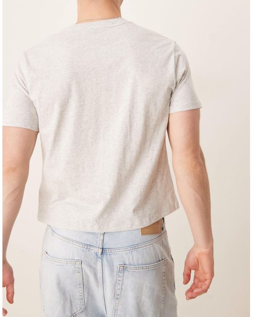 Abercrombie & Fitch Natural – 3er-pack kurzärmlige t-shirts mit markenlogo