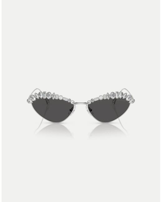 Swarovski Multicolor Irregular Sunglasses With Lens