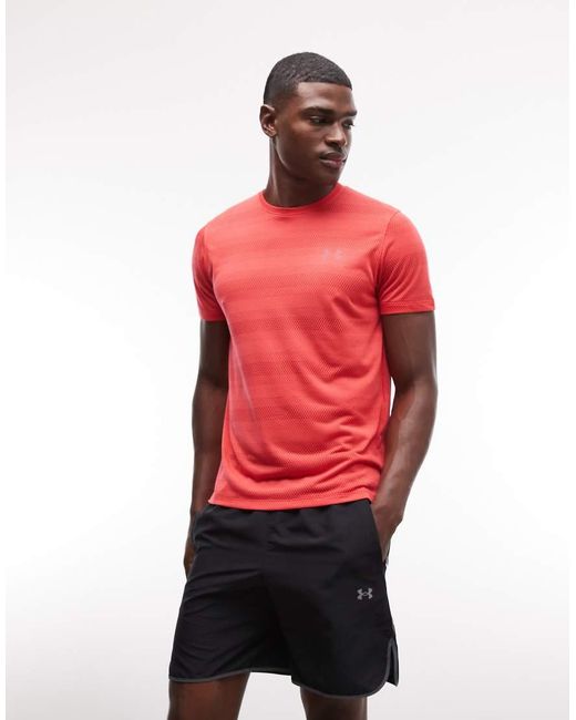 Under Armour Red Velociti Short Sleeve T-Shirt for men