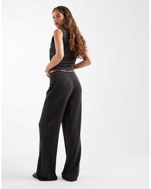 ONLY Gray Lightweight Knitted Trousers Co-ord