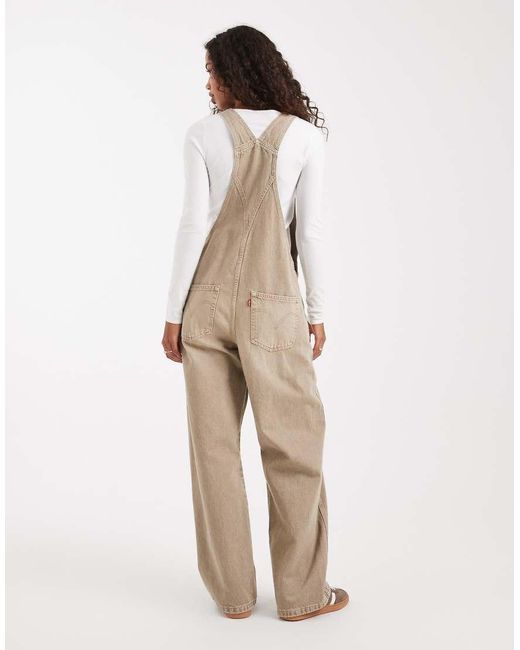Levi's Natural Baggy Denim Dungarees