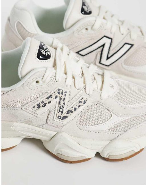 New Balance White 9060 Trainers
