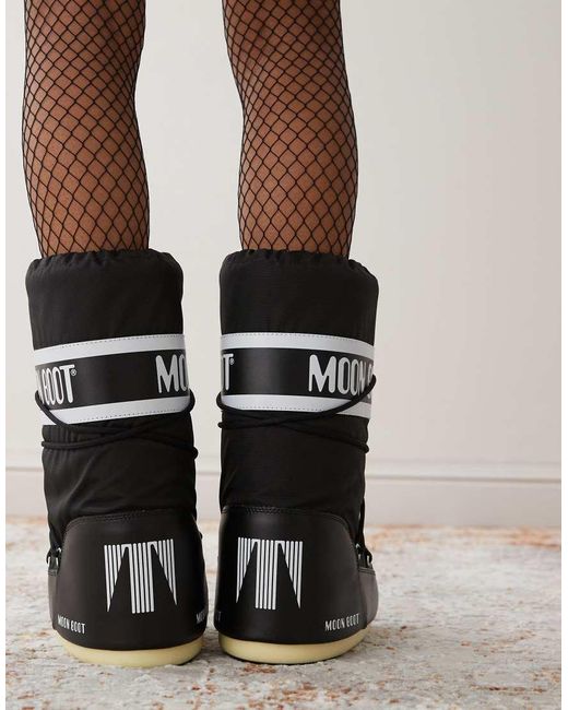 Moon Boot Black Moonboot Icon High Boots