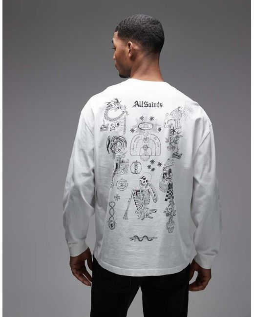 AllSaints Terra in het Gray voor heren