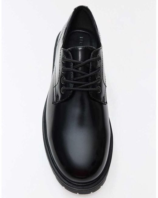 Bershka White Derby Shoes for men