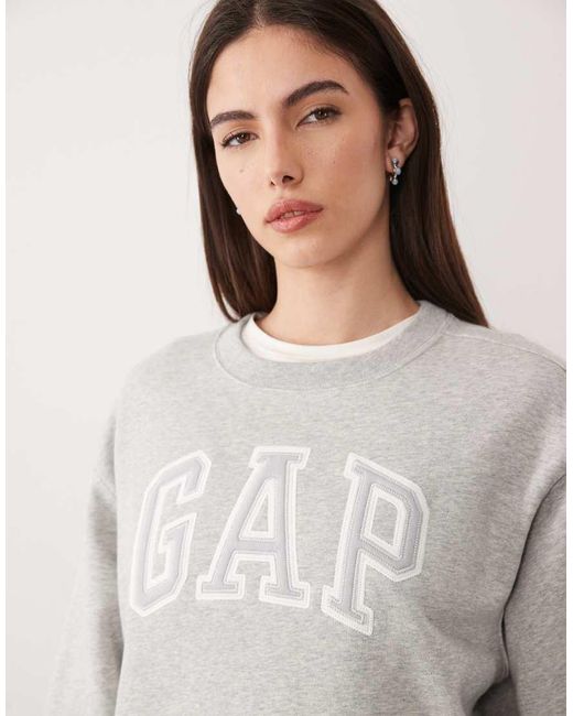 Gap Gray Crew Neck Jumper