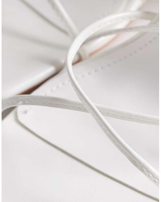 SIMMI White Simmi London Wide Fit Lucia Block Heeled Sandals