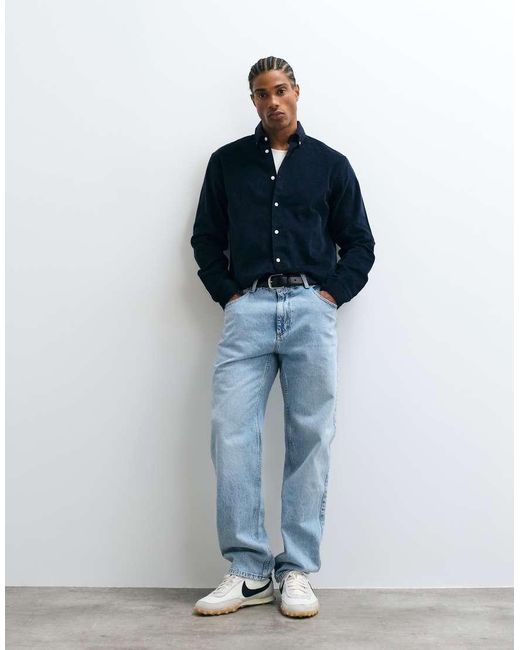 Camicia Regular Fit di SELECTED in Blue da Uomo