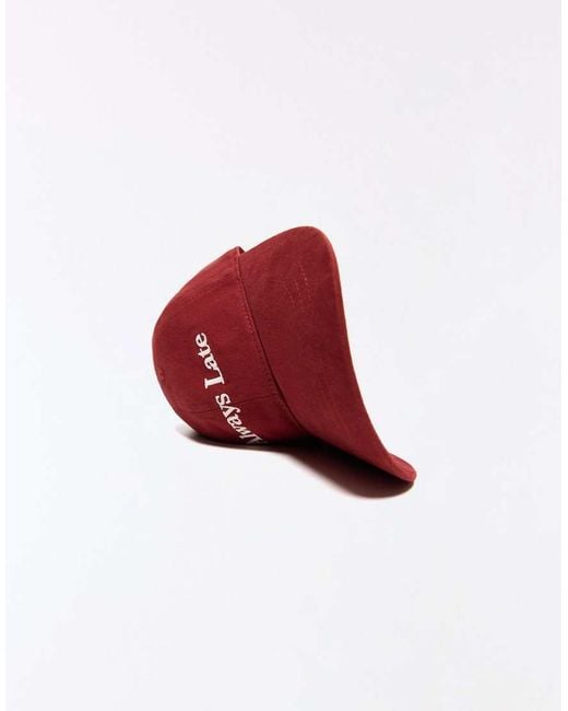 Bershka Blue Embroide Cap for men