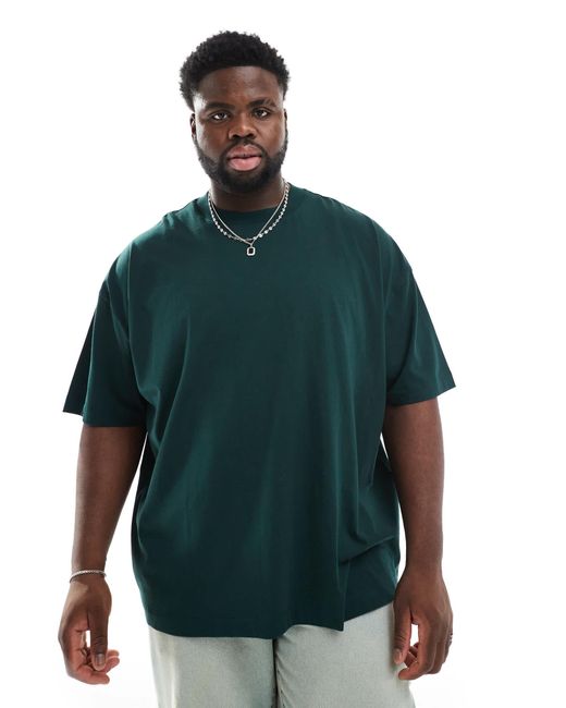 ASOS Green Essential Oversized T-shirt for men