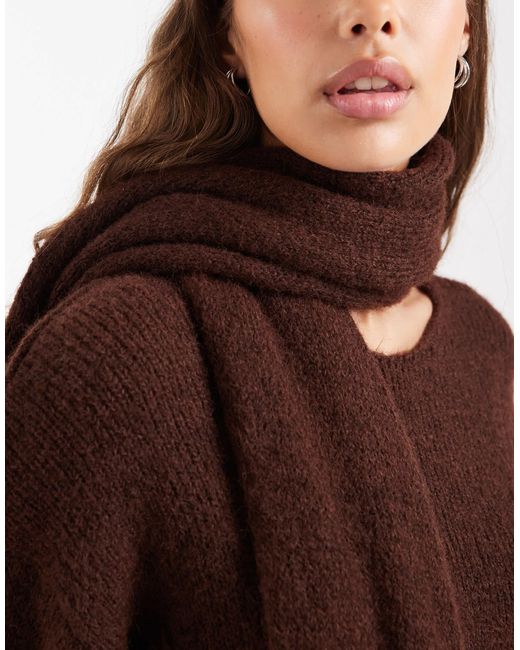 Pull en maille avec ASOS en coloris Brown