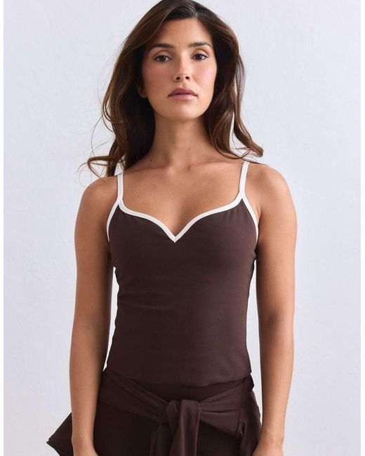 Aim'n Brown Chocolate Sense Contour Singlet